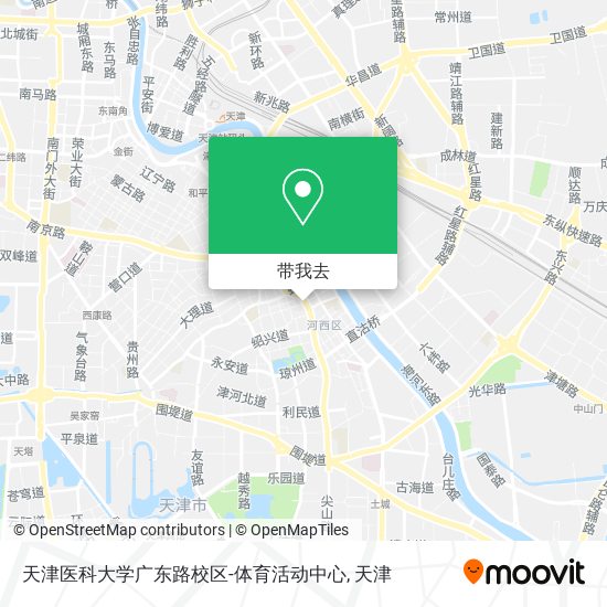 天津医科大学广东路校区-体育活动中心地图