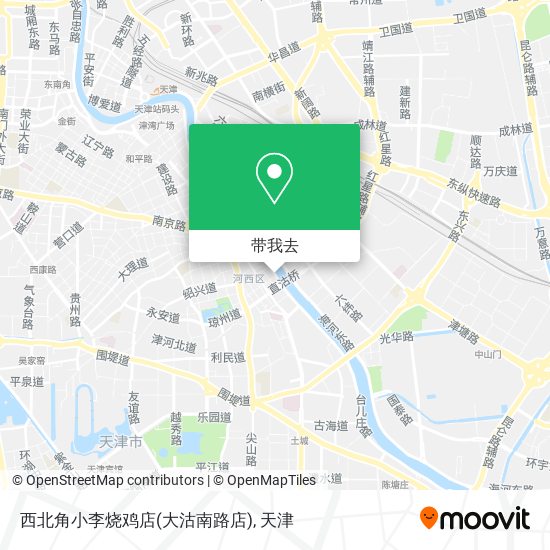 西北角小李烧鸡店(大沽南路店)地图