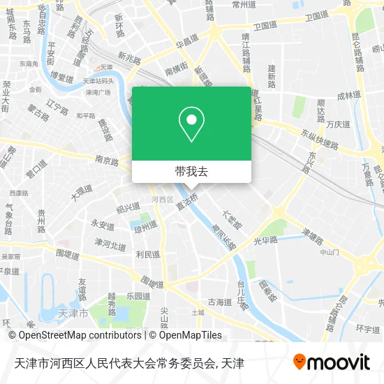 天津市河西区人民代表大会常务委员会地图