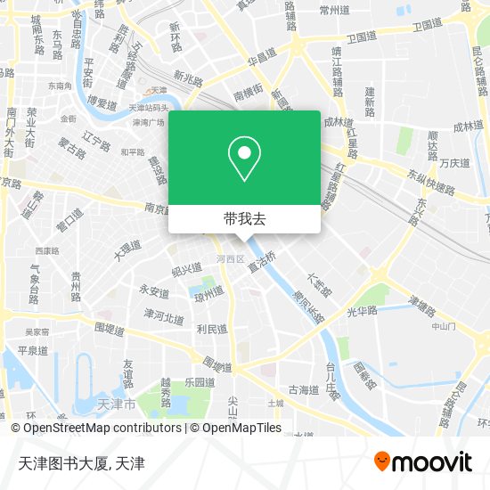 天津图书大厦地图