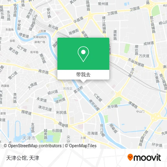 天津公馆地图