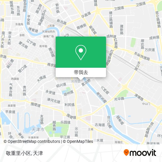 敬重里小区地图