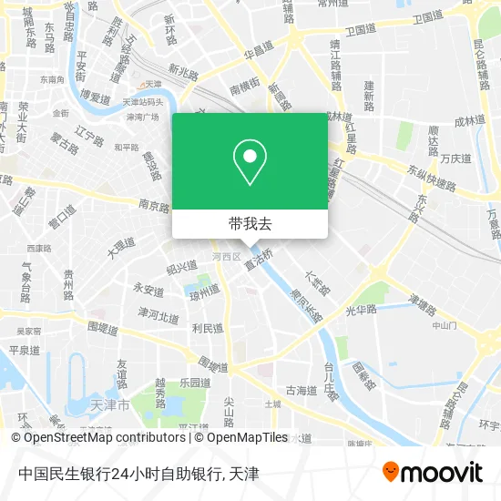 中国民生银行24小时自助银行地图