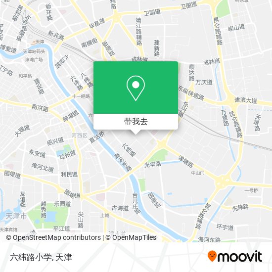 六纬路小学地图