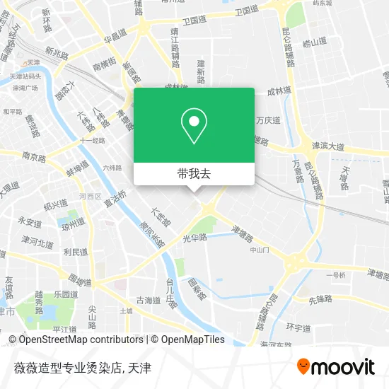 薇薇造型专业烫染店地图