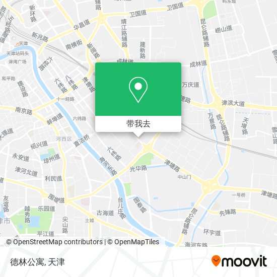 德林公寓地图