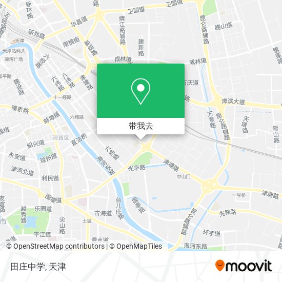 田庄中学地图