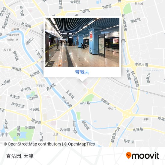 直沽园地图