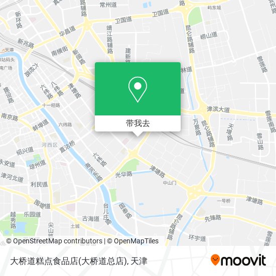 大桥道糕点食品店(大桥道总店)地图