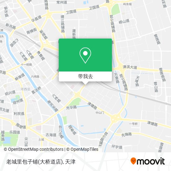 老城里包子铺(大桥道店)地图