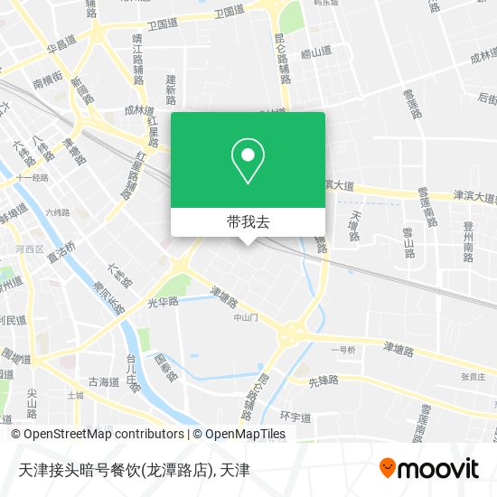 天津接头暗号餐饮(龙潭路店)地图