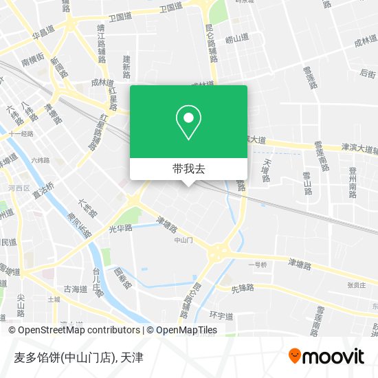 麦多馅饼(中山门店)地图