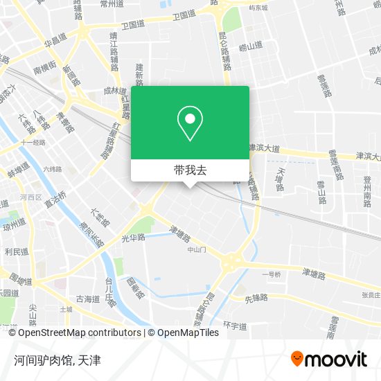 河间驴肉馆地图