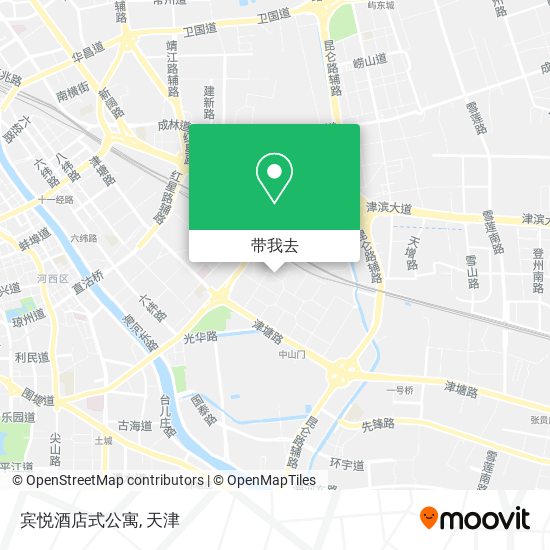 宾悦酒店式公寓地图