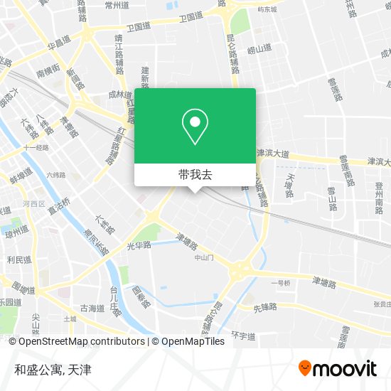 和盛公寓地图