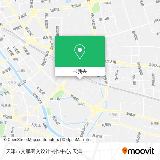 天津市文鹏图文设计制作中心地图