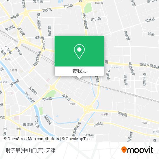 肘子酥(中山门店)地图