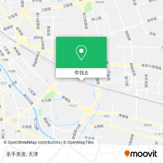 圣手美发地图