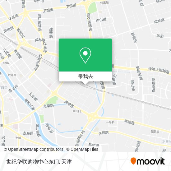 世纪华联购物中心东门地图