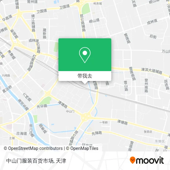 中山门服装百货市场地图