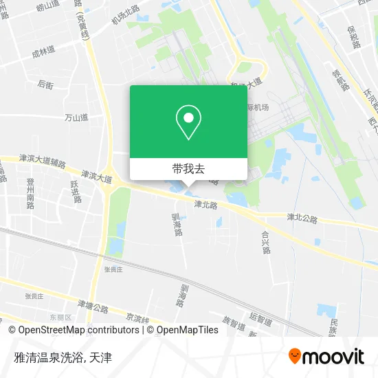 雅清温泉洗浴地图