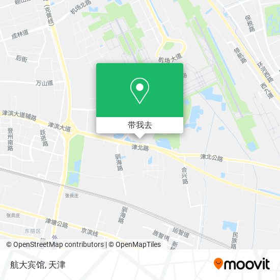 航大宾馆地图