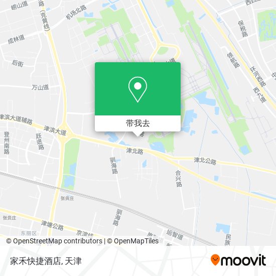 家禾快捷酒店地图