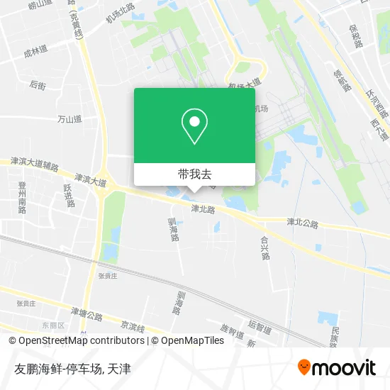 友鹏海鲜-停车场地图
