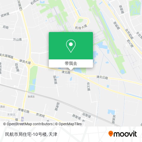 民航市局住宅-10号楼地图