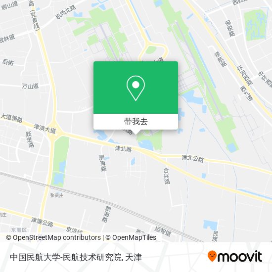 中国民航大学-民航技术研究院地图