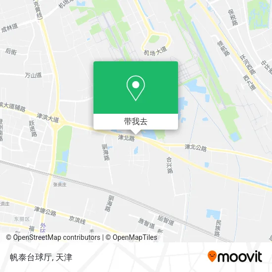 帆泰台球厅地图