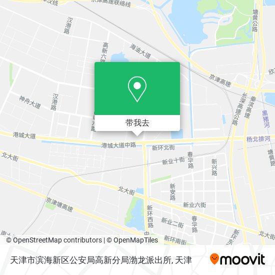 天津市滨海新区公安局高新分局渤龙派出所地图