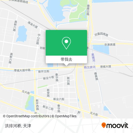 洪排河桥地图