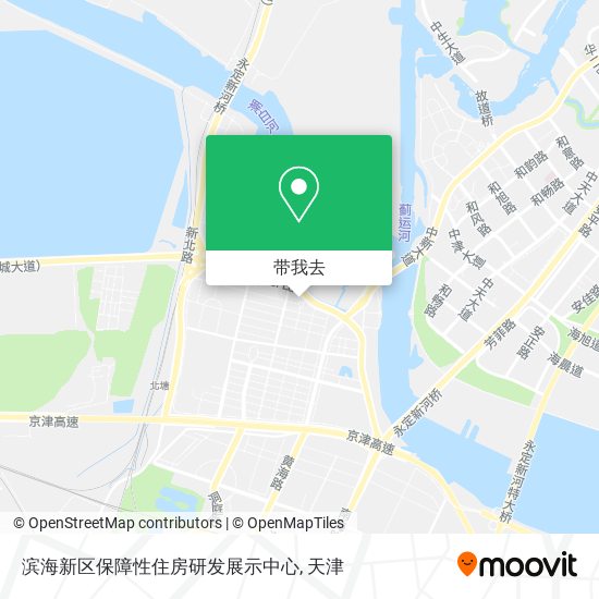 滨海新区保障性住房研发展示中心地图
