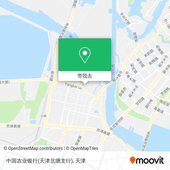 中国农业银行(天津北塘支行)地图