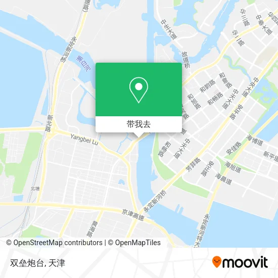 双垒炮台地图