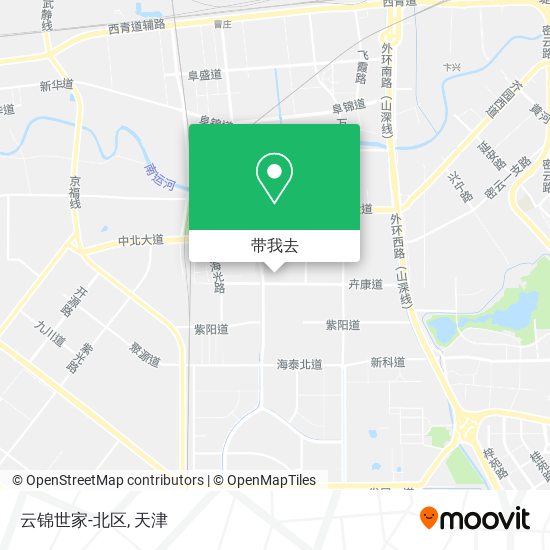云锦世家-北区地图