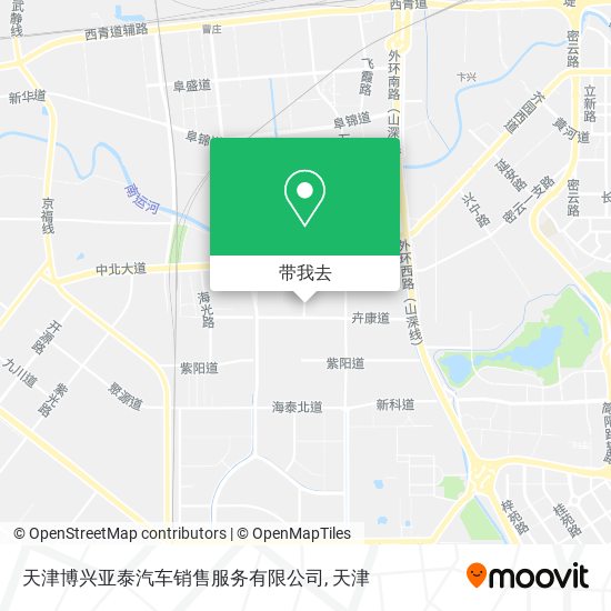 天津博兴亚泰汽车销售服务有限公司地图