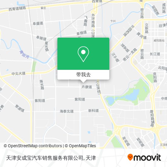天津安成宝汽车销售服务有限公司地图