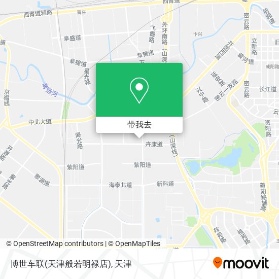 博世车联(天津般若明禄店)地图