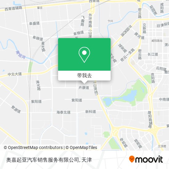 奥嘉起亚汽车销售服务有限公司地图