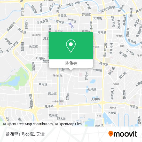 景湖里1号公寓地图