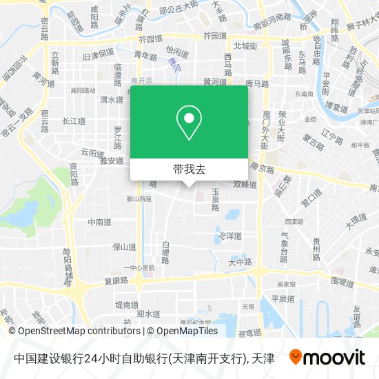 中国建设银行24小时自助银行(天津南开支行)地图