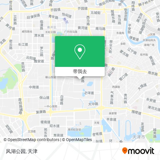 风湖公园地图