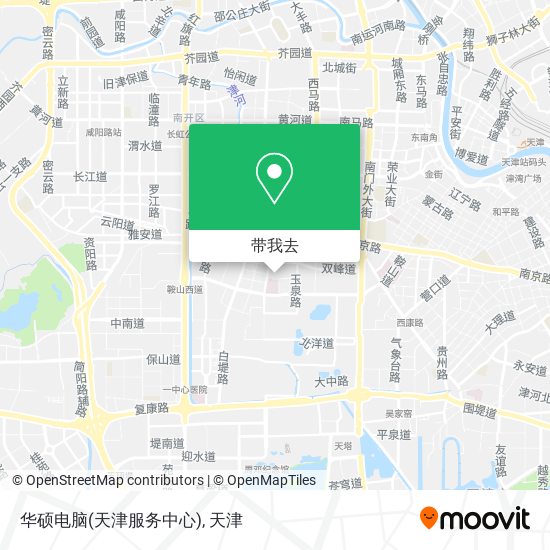 华硕电脑(天津服务中心)地图