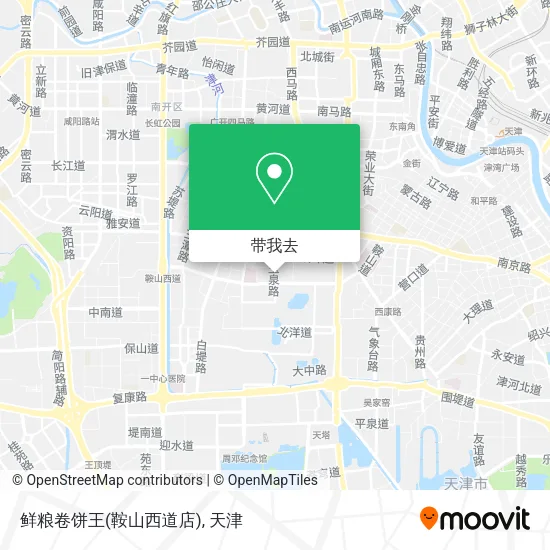 鲜粮卷饼王(鞍山西道店)地图