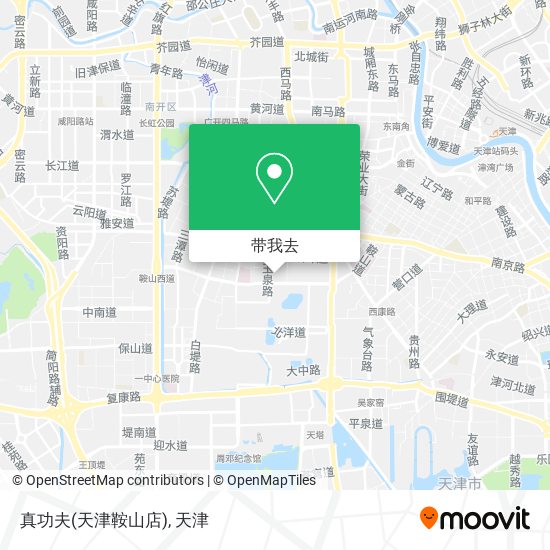 真功夫(天津鞍山店)地图