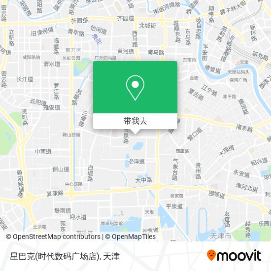 星巴克(时代数码广场店)地图