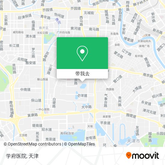 学府医院地图