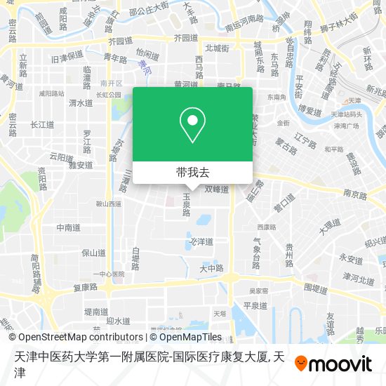 天津中医药大学第一附属医院-国际医疗康复大厦地图